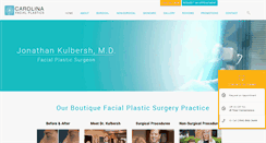 Desktop Screenshot of carolinafacialplasticsurgery.com